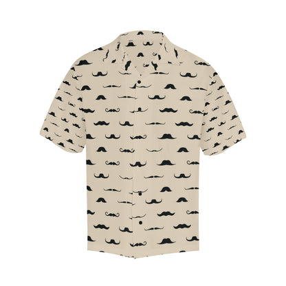Mustache Pattern Print Design A03 Men's Hawaiian Shirt