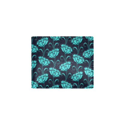 Carnations Pattern Print Design CN06 Men's ID Card Wallet
