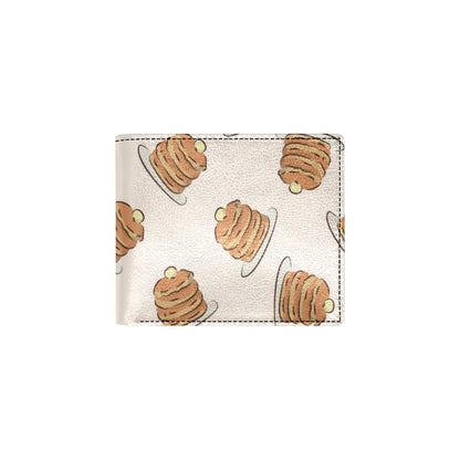 Pancake Pattern Print Design A01 Men's ID Card Wallet
