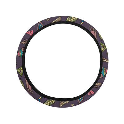 Tribal native american Aztec Steering Wheel Cover with Elastic Edge