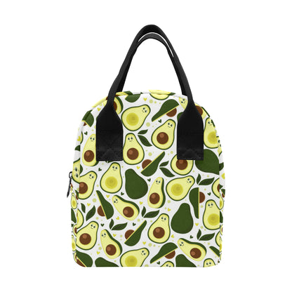 Avocado Pattern Print Design AC06 Insulated Lunch Bag