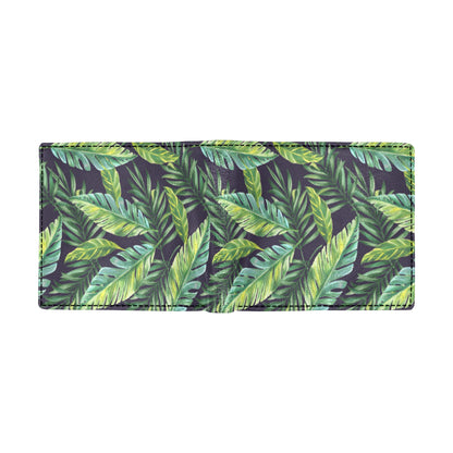 Tropical Flower Pattern Print Design TF06 Men's ID Card Wallet