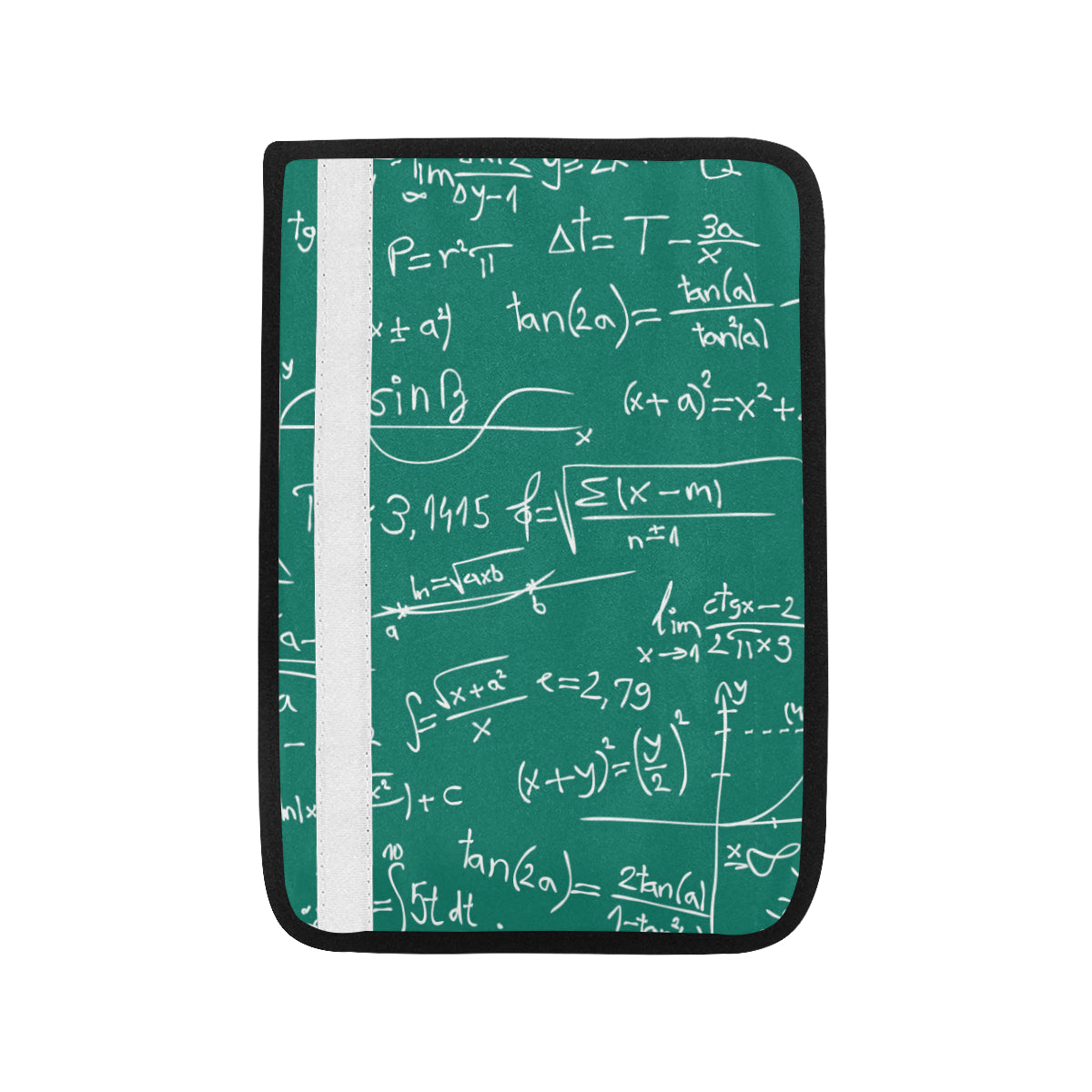 Math Pattern Print Design 01 Car Seat Belt Cover