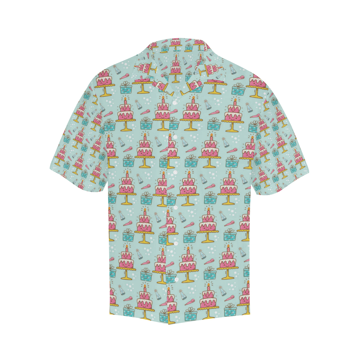 Cake Pattern Print Design 06 Men's Hawaiian Shirt