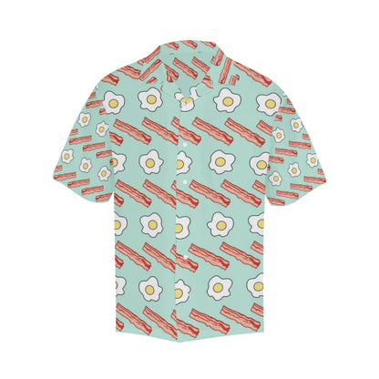 Bacon Sausage Pattern Print Design 01 Men's Hawaiian Shirt