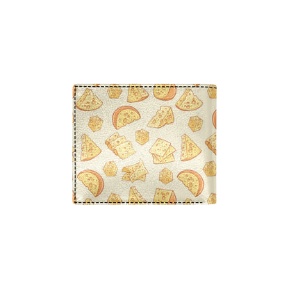 Cheese Pattern Print Design 01 Men's ID Card Wallet