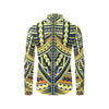 Polynesian Tattoo Print Men's Long Sleeve Shirt