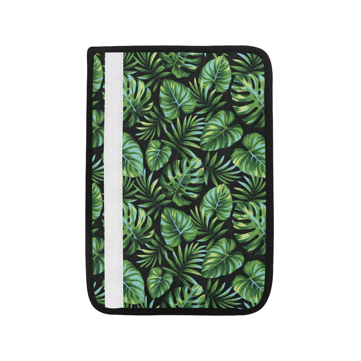 Palm Leaves Pattern Print Design PL013 Car Seat Belt Cover