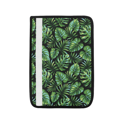 Palm Leaves Pattern Print Design PL013 Car Seat Belt Cover