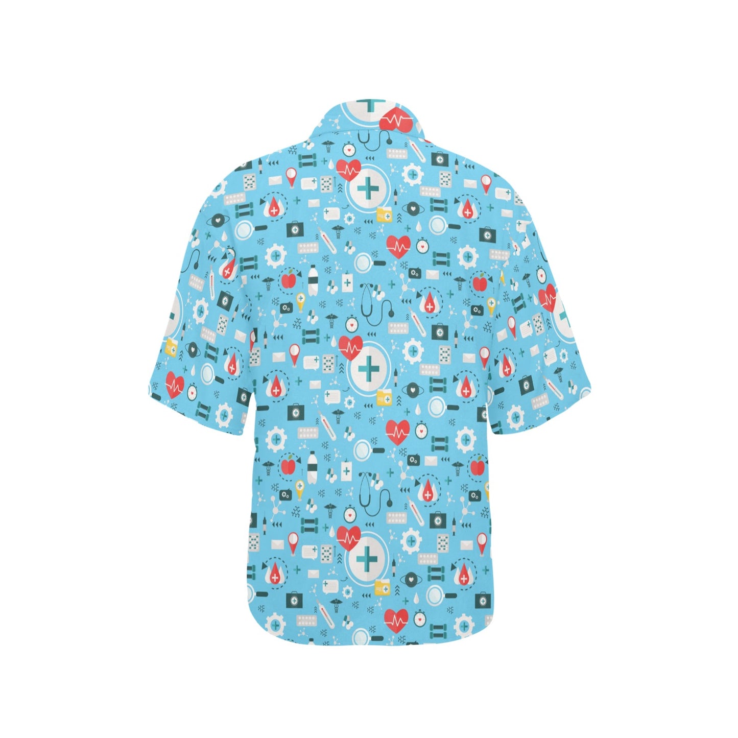 Medical Pattern Print Design 06 Women's Hawaiian Shirt