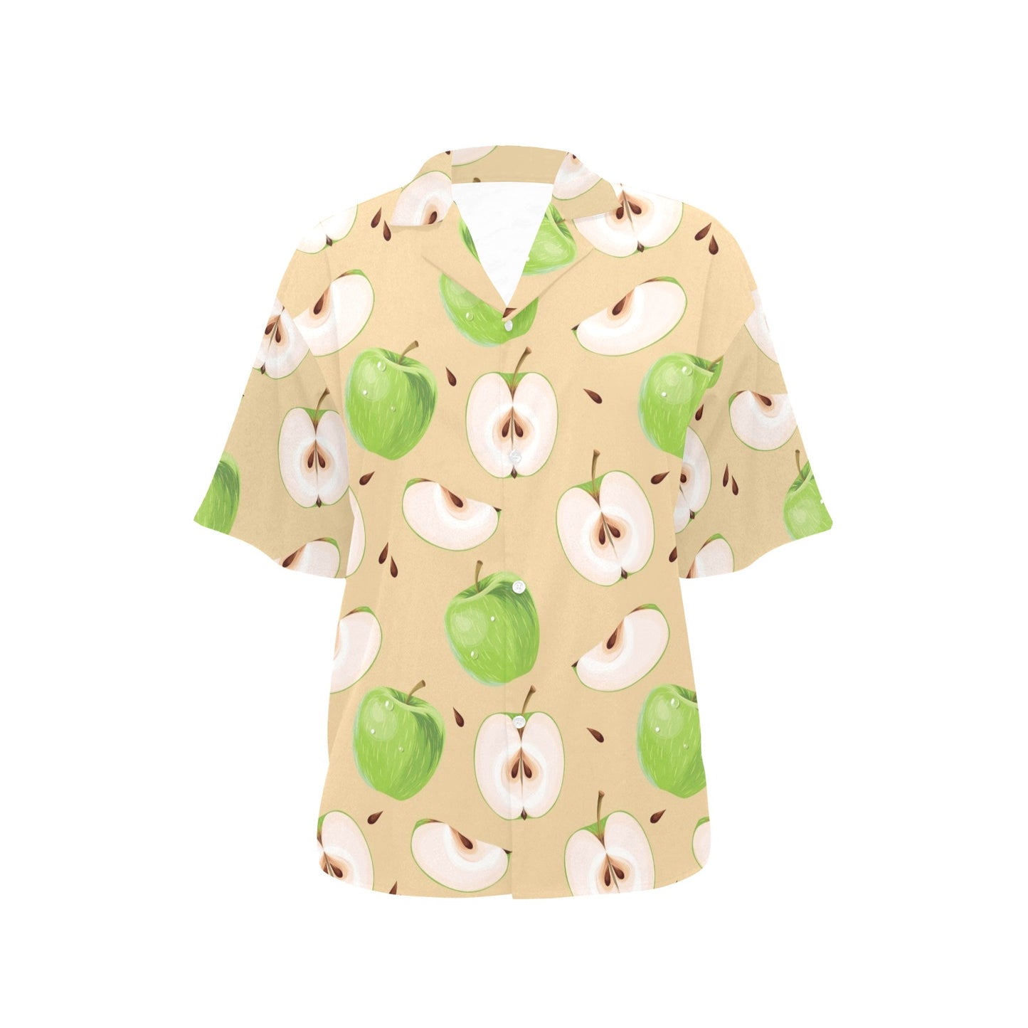 Apple Pattern Print Design AP07 Women's Hawaiian Shirt