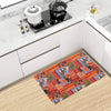 African Print Pattern Kitchen Mat