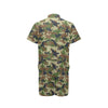 Army Camouflage Pattern Print Design 01 Men's Romper