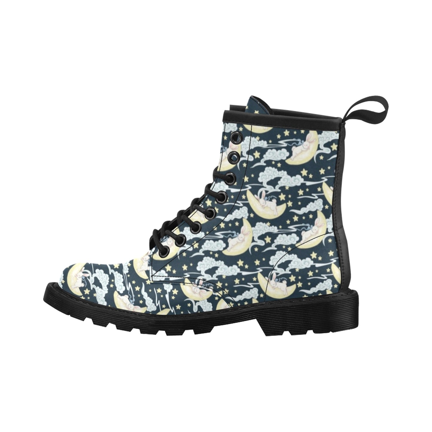 Rabbit Sleeping Pattern Print Design RB08 Women's Boots