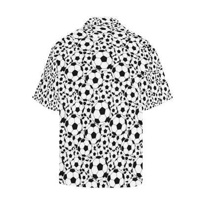 Soccer Ball Print Design LKS301 Men's Hawaiian Shirt