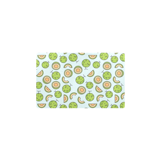Cantaloupe Pattern Print Design 02 Kitchen Mat