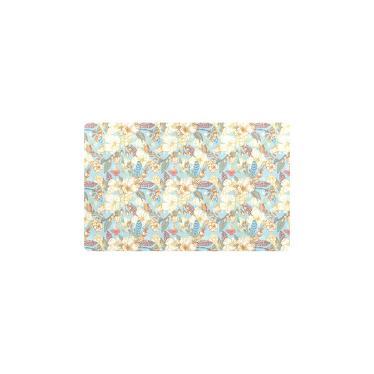 Summer Floral Print Design LKS302 Kitchen Mat