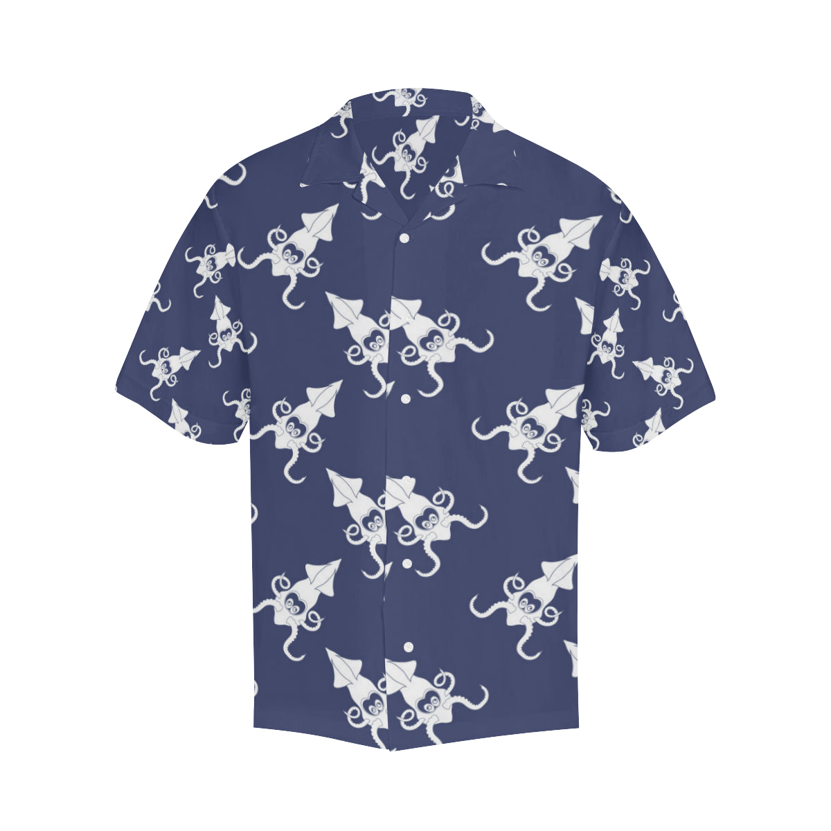 Giant Squid Pattern Print Design 02 Men's Hawaiian Shirt