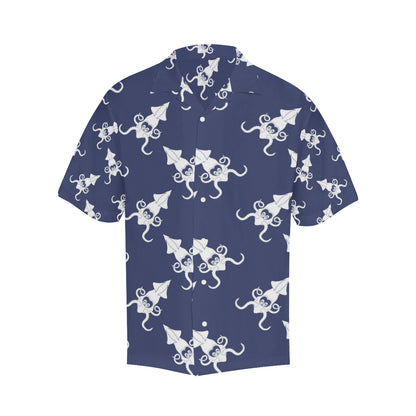 Giant Squid Pattern Print Design 02 Men's Hawaiian Shirt