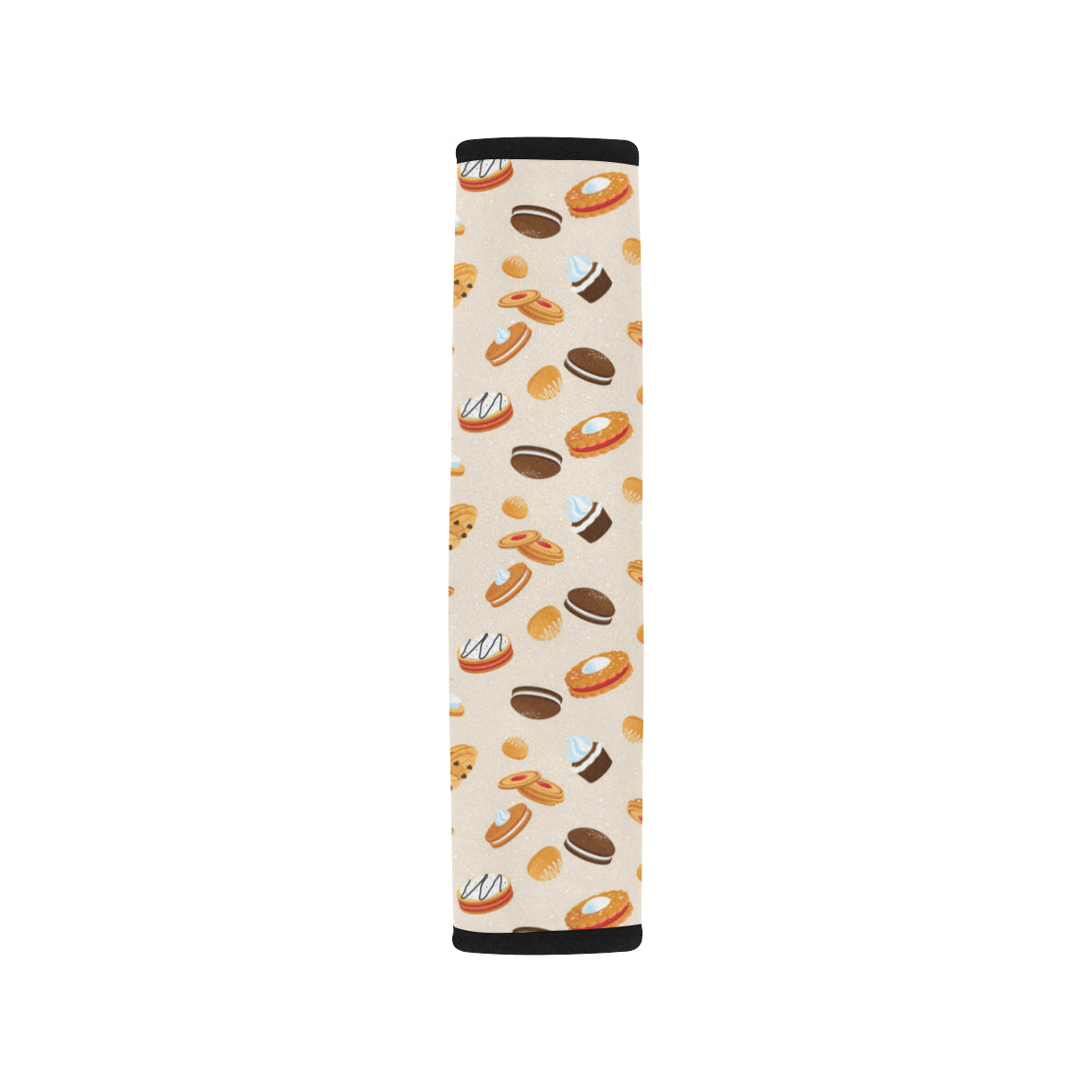 Biscuit Pattern Print Design 01 Car Seat Belt Cover