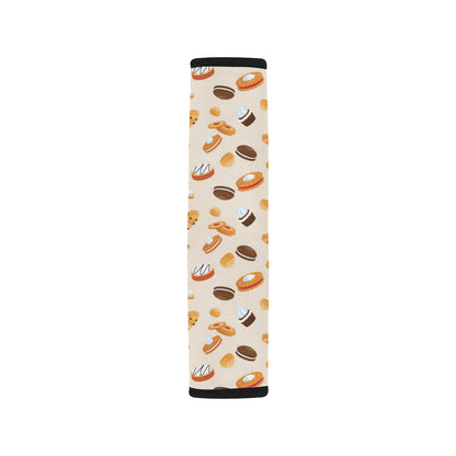 Biscuit Pattern Print Design 01 Car Seat Belt Cover