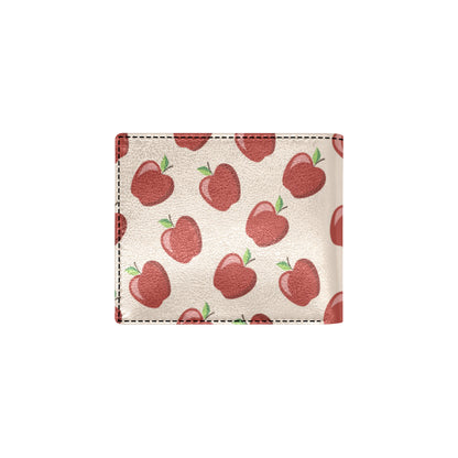 Apple Pattern Print Design AP01 Men's ID Card Wallet