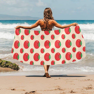 Tomato Print Design LKS308 Beach Towel 32" x 71"