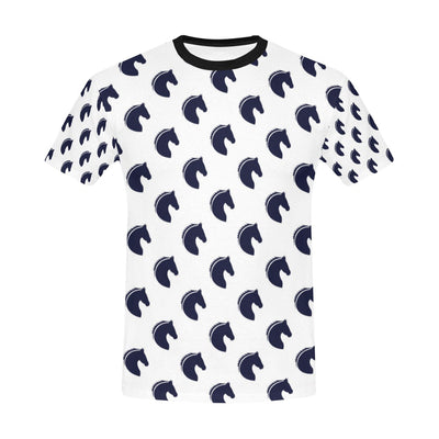 Horse Head Print Design LKS303 Men's All Over Print T-shirt