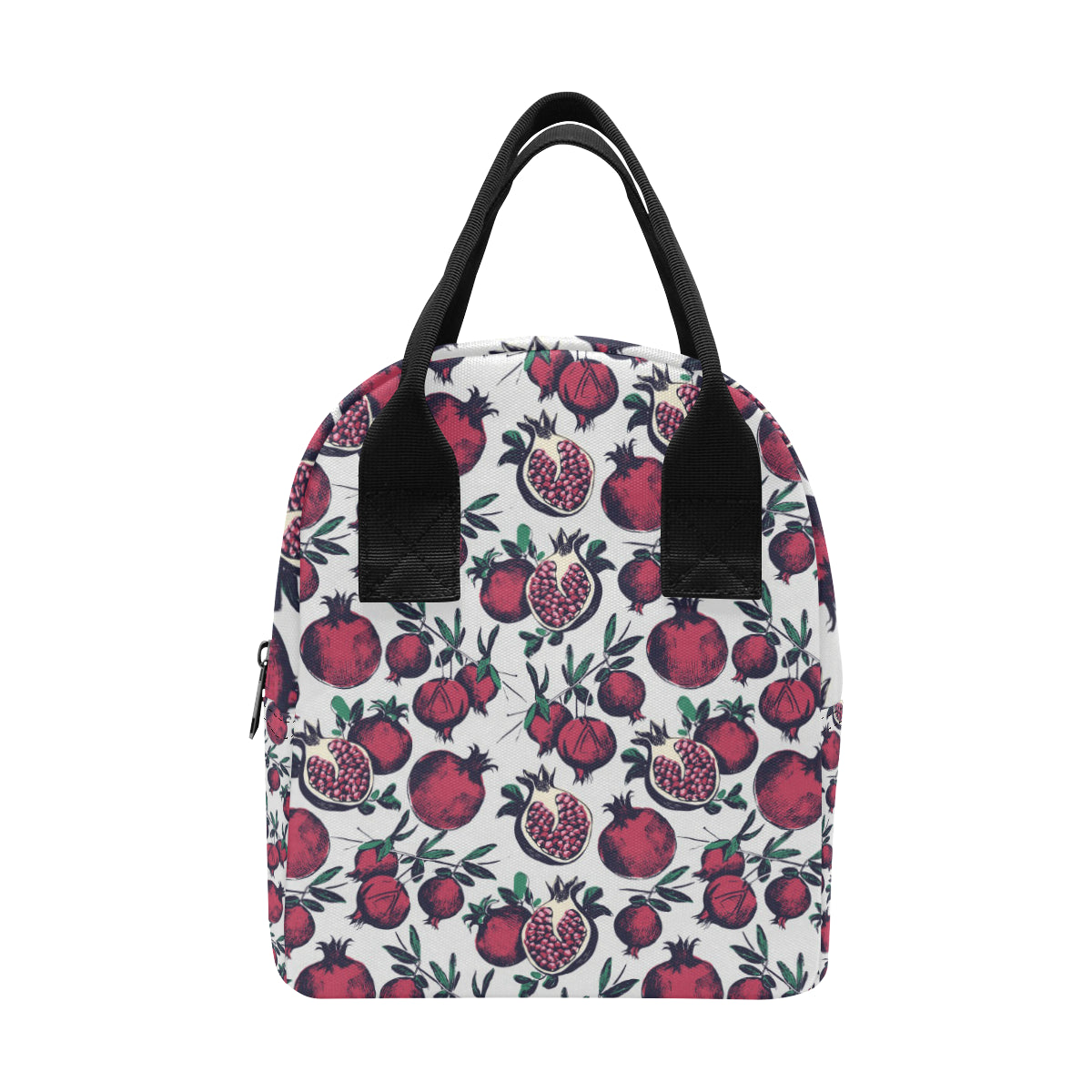 Pomegranate Pattern Print Design PG01 Insulated Lunch Bag