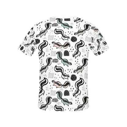 Skunk Print Design LKS303 Women's  T-shirt