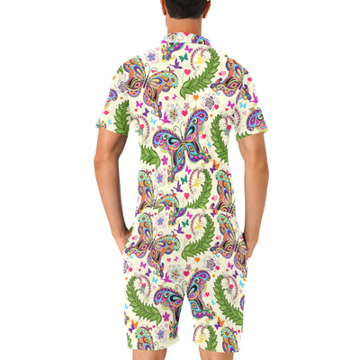 Butterfly Colorful Indian Style Men's Romper