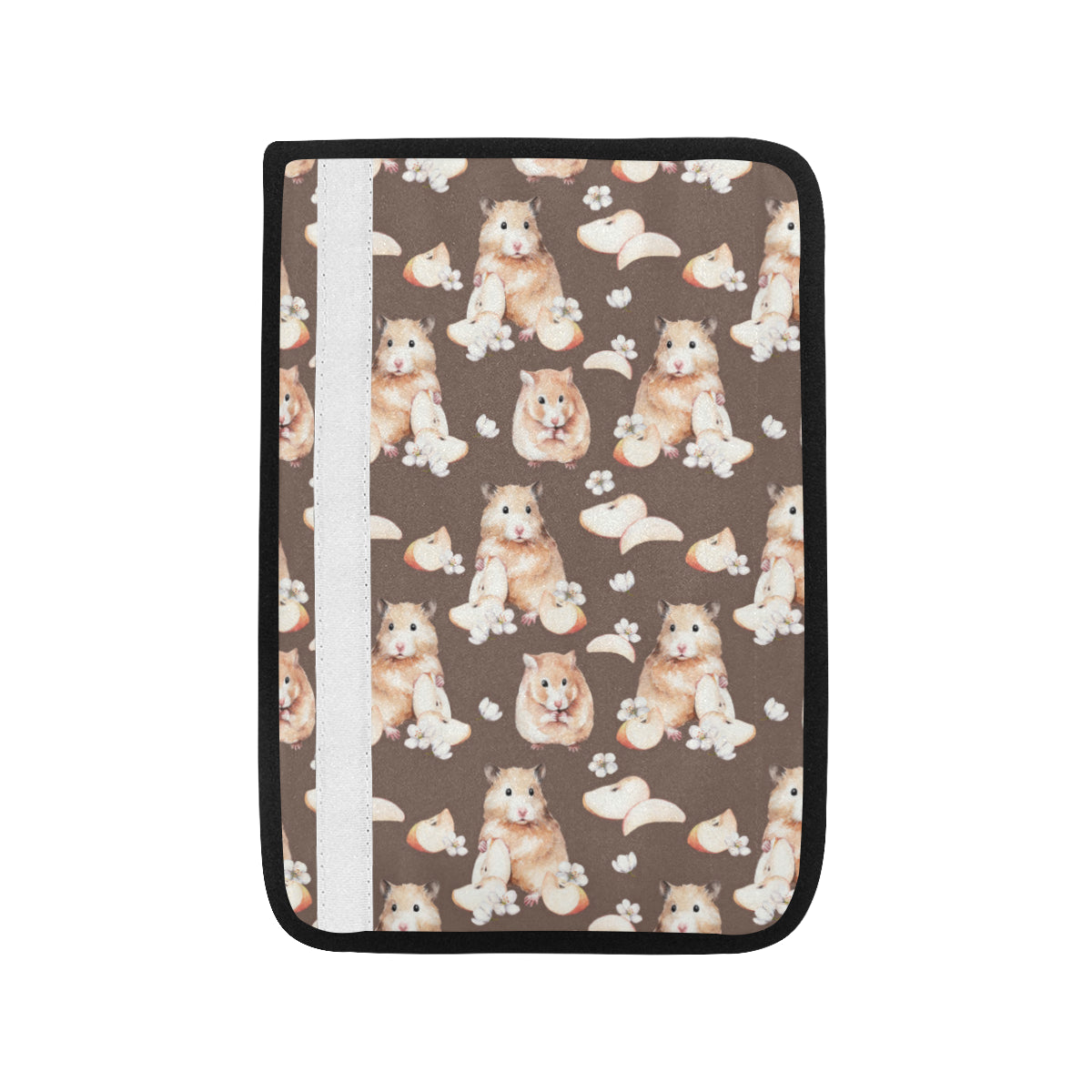 Hamster Pattern Print Design 03 Car Seat Belt Cover