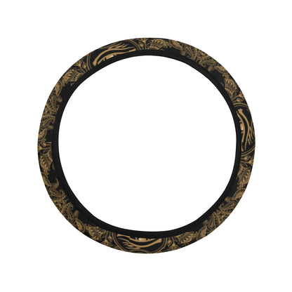 Eye of Horus Mandala Style Steering Wheel Cover with Elastic Edge