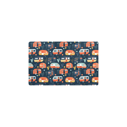 Camper Caravan Print Pattern Kitchen Mat