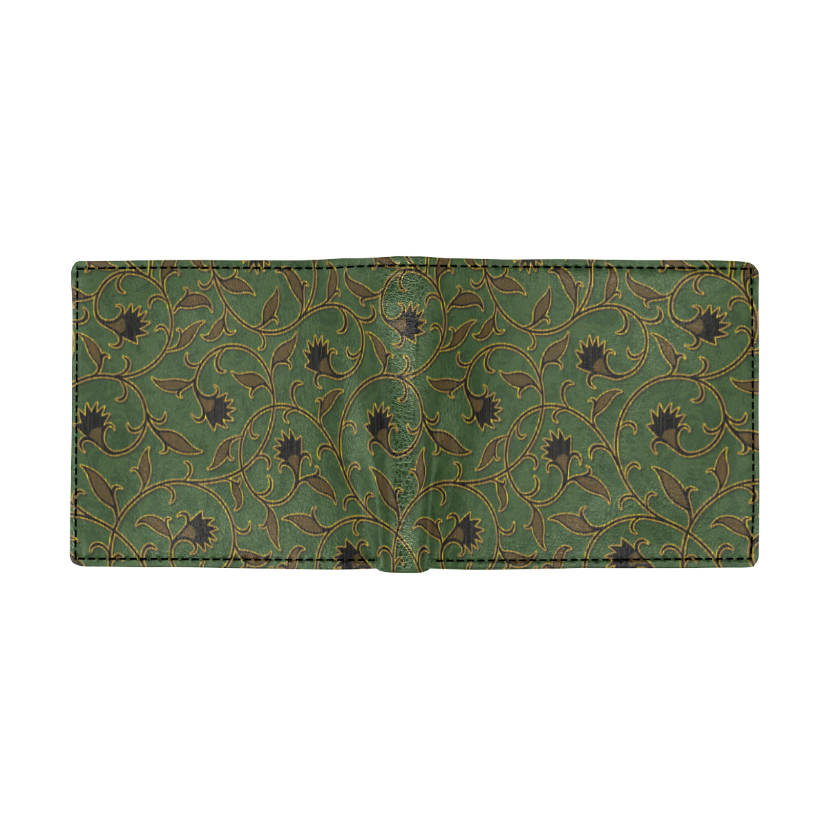 Brocade Pattern Print Design 02 Men's ID Card Wallet