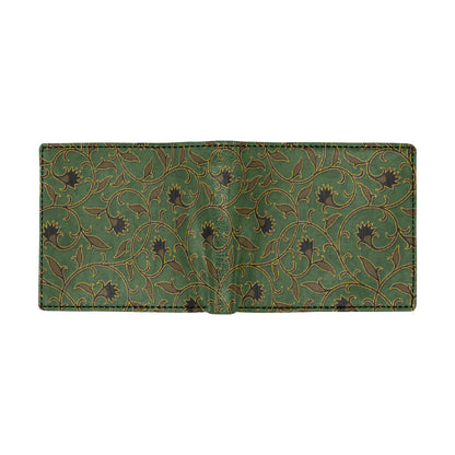 Brocade Pattern Print Design 02 Men's ID Card Wallet