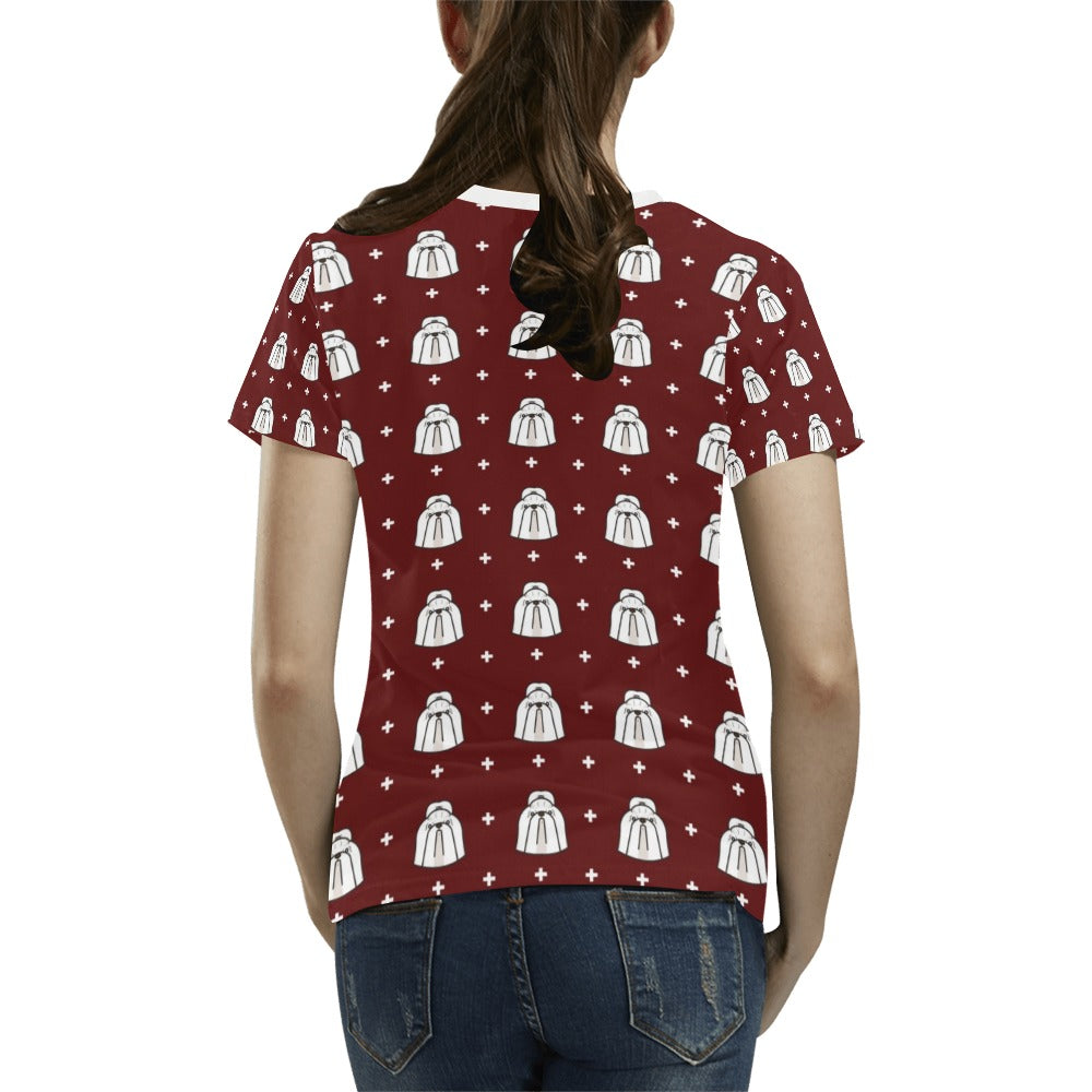 Shih Tzu Print Design LKS301 Women's  T-shirt