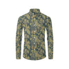 Camouflage Tropical Pattern Print Design 04 Men's Long Sleeve Shirt