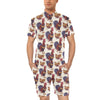 Rooster Pattern Print Design A03 Men's Romper