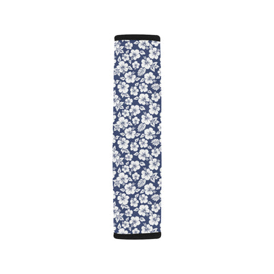 Hibiscus Blue Hawaiian Flower Style Car Seat Belt Cover