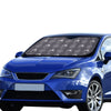 Sun Moon Print Design LKS309 Car front Windshield Sun Shade