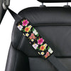 Hibiscus Pattern Print Design HB025 Car Seat Belt Cover