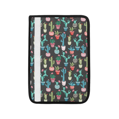 Cactus Pattern Print Design 02 Car Seat Belt Cover