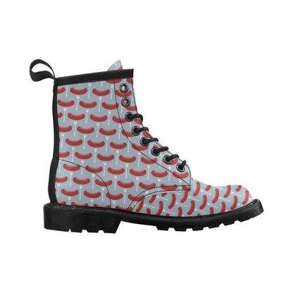 Sausage Print Design LKS301 Women's Boots