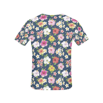 Hibiscus Sweet Print Design LKS304 Women's  T-shirt