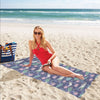 Water Lily Print Design LKS306 Beach Towel 32" x 71"