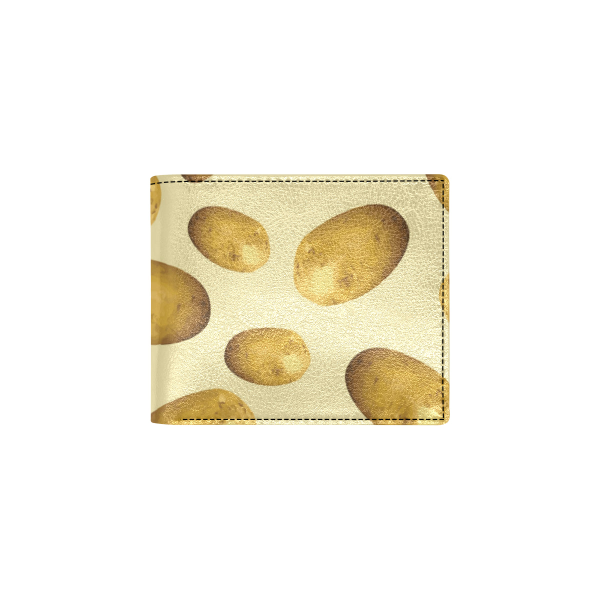 Potato Pattern Print Design A01 Men's ID Card Wallet