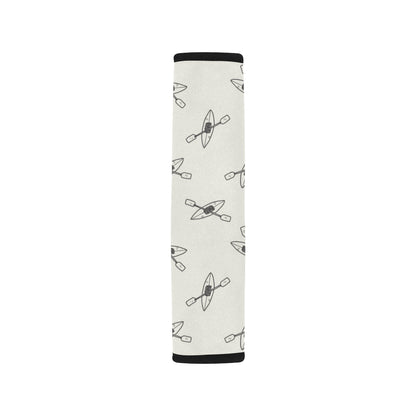 Kayak Pattern Print Design 01 Car Seat Belt Cover