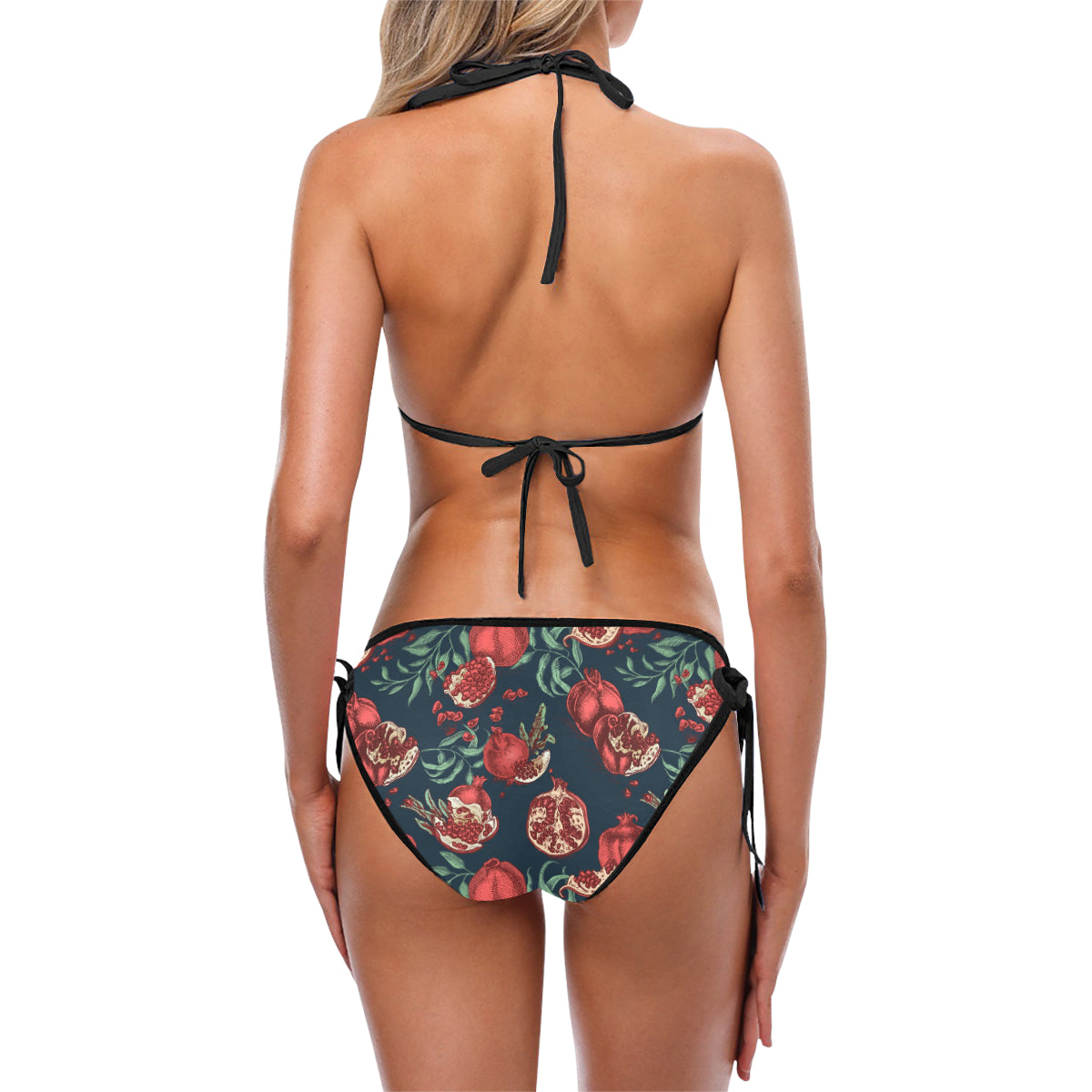 Pomegranate Pattern Print Design PG04 Bikini