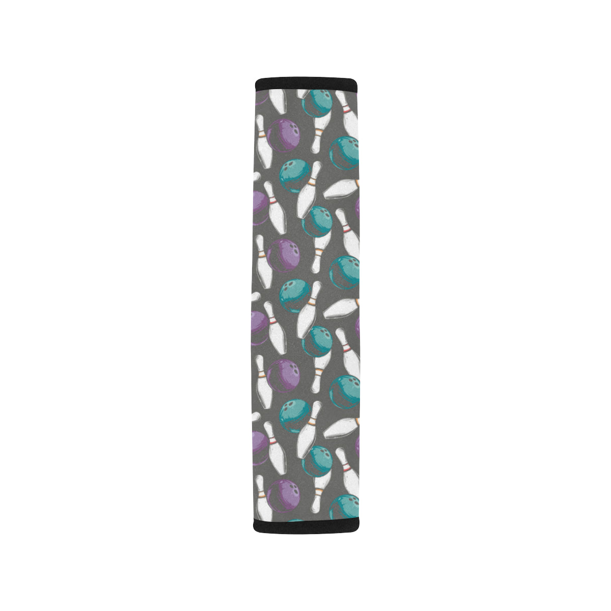 Bowling Pattern Print Design 03 Car Seat Belt Cover